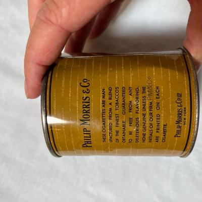 Tobacco Tin Philip Morris