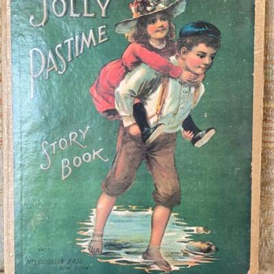 Jolly Pastime Story Book from McLoughlin Bros New York