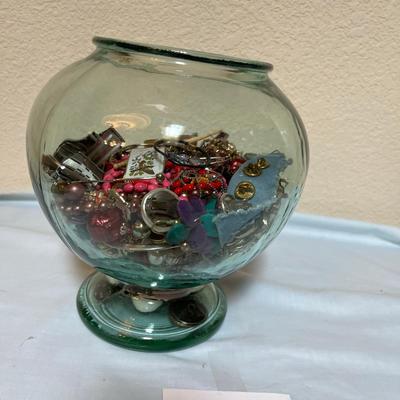 Jar of Junk Jewelry