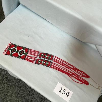 Native American Glass Bead Necklace