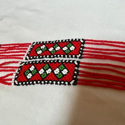 Native American Glass Bead Necklace