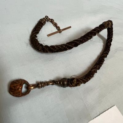 Victorian Watch Fob Hair