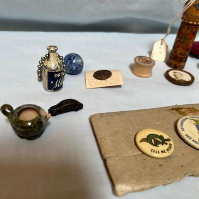 Lot of Pinback Buttons & Other advertising items