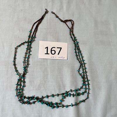 Multi Strand Heishe Bead Necklace