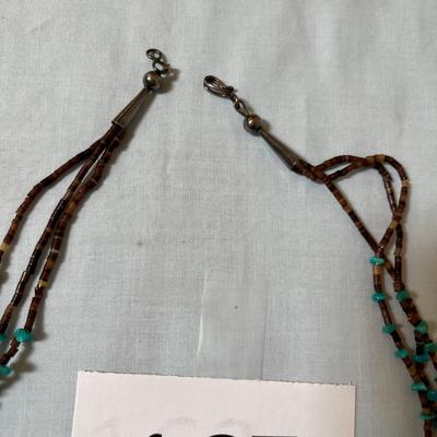 Multi Strand Heishe Bead Necklace