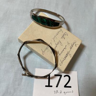 Sterling Silver Taxco style Bracelets