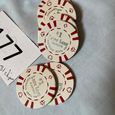 Lady Luck Casino 31 $1 Chips