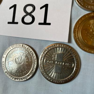 Las Vegas & Other Metal Slot Machine Coins
