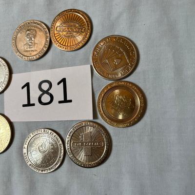 Las Vegas & Other Metal Slot Machine Coins