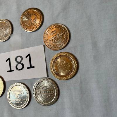 Las Vegas & Other Metal Slot Machine Coins