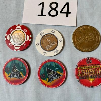 New Mexico & Laughlin NV Poker Chips