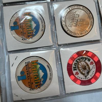 Harrah's Black Hawk & Harvey's Central City Poker Chips