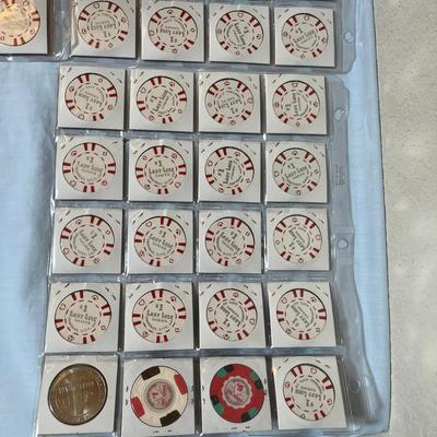 Lady Luck & Long Branch Casino Poker Chips
