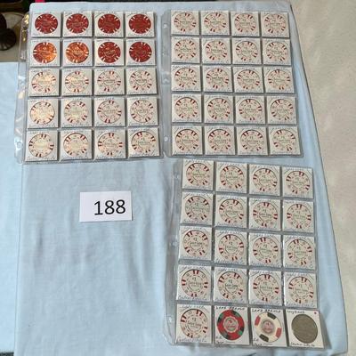 Lady Luck & Long Branch Casino Poker Chips