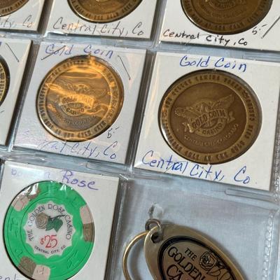 Golden Rose Bonanza & others Casino Poker Chips