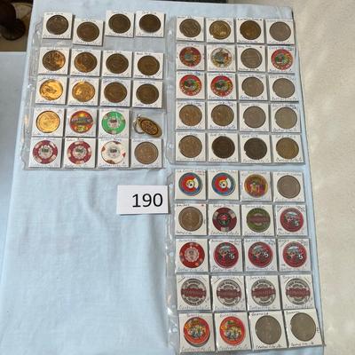 Golden Rose Bonanza & others Casino Poker Chips