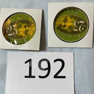 Teller House Central City $25 Poker Chip lot of 2