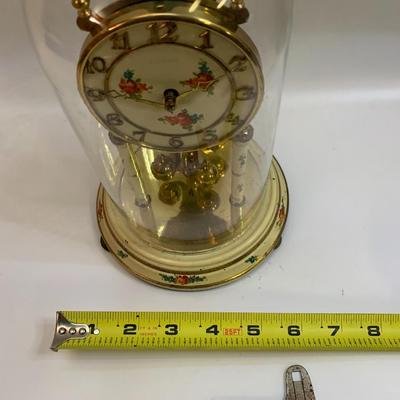 Vintage Kundo 400 Day Anniversary Clock - 6â€ diameter x 9.5â€ high approx