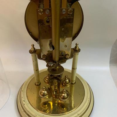 Vintage Kundo 400 Day Anniversary Clock - 6â€ diameter x 9.5â€ high approx