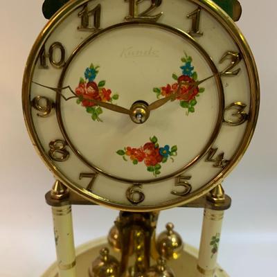 Vintage Kundo 400 Day Anniversary Clock - 6â€ diameter x 9.5â€ high approx