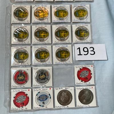 Teller House & Terp's Casino Poker Chips