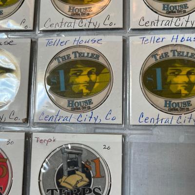 Teller House & Terp's Casino Poker Chips