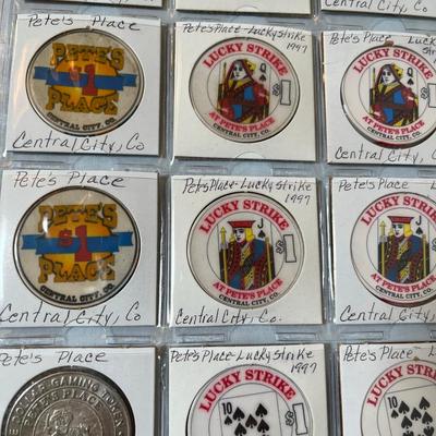 Lucky Strike & Pete's Palace Poker Chips