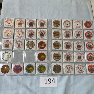 Lucky Strike & Pete's Palace Poker Chips