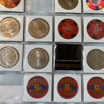 Papone's Palace Nitro & others Central City Poker Chips