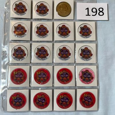 JP McGillis Casino Poker Chips Cripple Creek