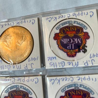 JP McGillis Casino Poker Chips Cripple Creek