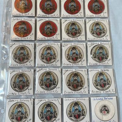 Johnny Nolan's, Jubilee, & Other Cripple Creek Casino Poker Chips