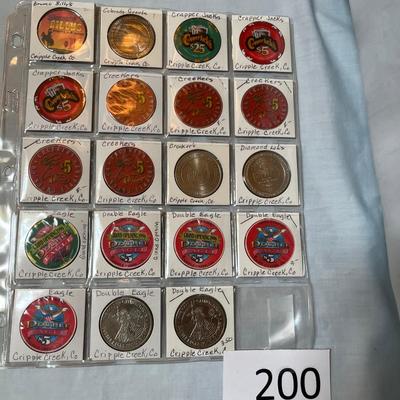 Double Eagle, Creekers, & Other Cripple Creek Casino Poker Chips