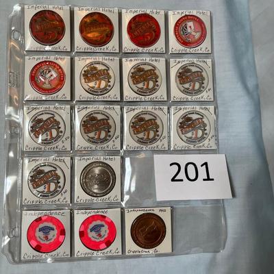 Imperial & Independance Casinos Poker Chips