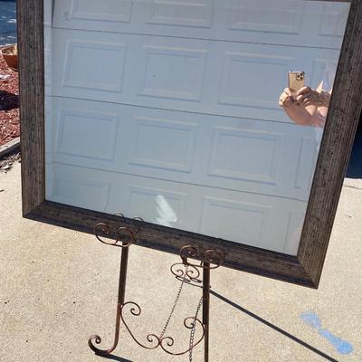 Large wall mirror