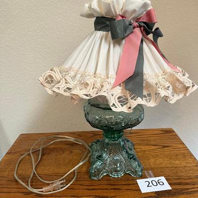 Repro Electrified Country Style Oil Lamp