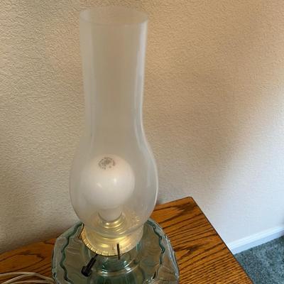Repro Electrified Country Style Oil Lamp