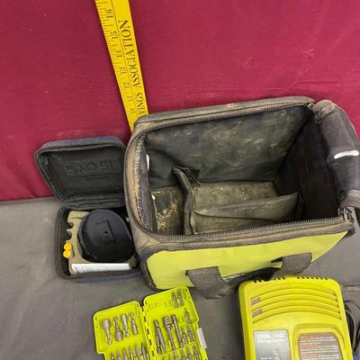 Ryobi charger and bits