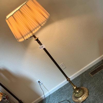 Swing Arm Floor Lamp Green marble base