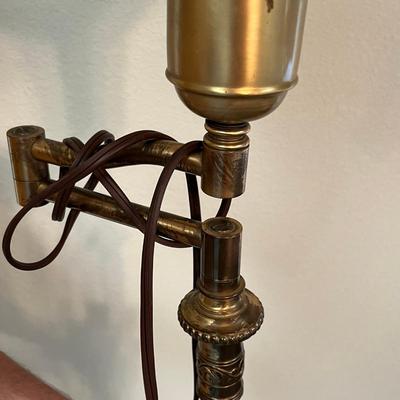 Swing Arm Floor Lamp Green marble base