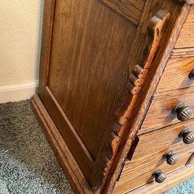Fabulous Spool Cabinet or Library Stand