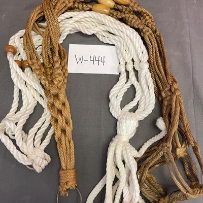 MacramÃ© plant hangers