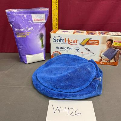 Relax-2 heat pads & epsom salt