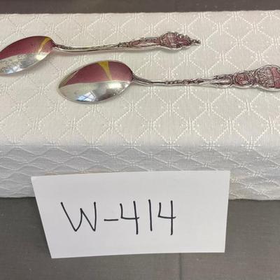 2 STERLING SILVER spoons