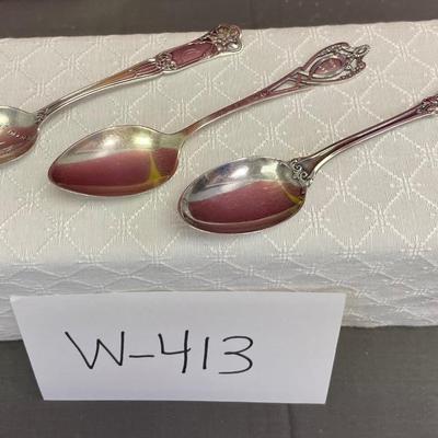 3 STERLING  SILVER Spoons