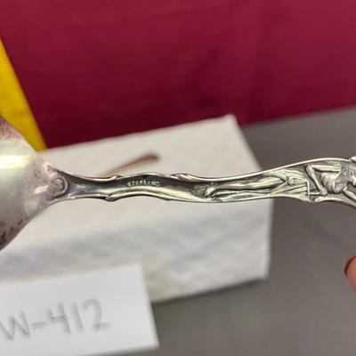 2 STERLING SILVER spoons
