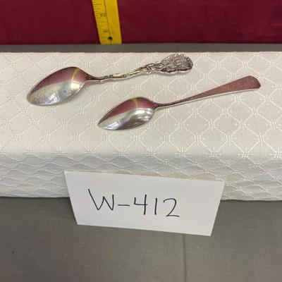 2 STERLING SILVER spoons