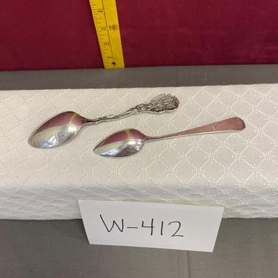 2 STERLING SILVER spoons