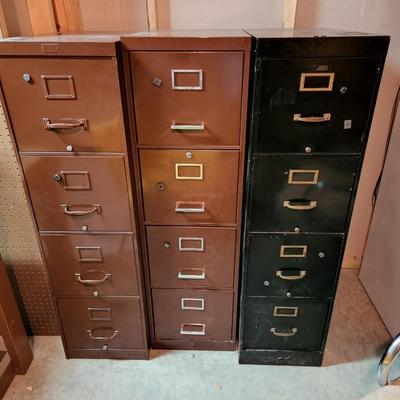 3 4 Drawer Metal File Cabinets