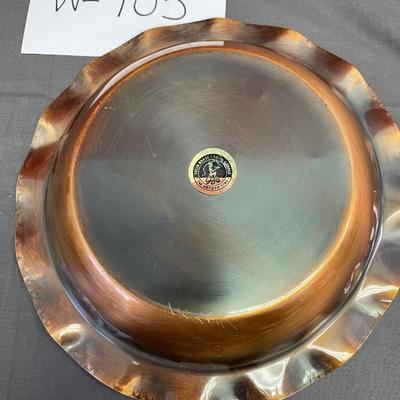 Solid brass solid copper ash tray